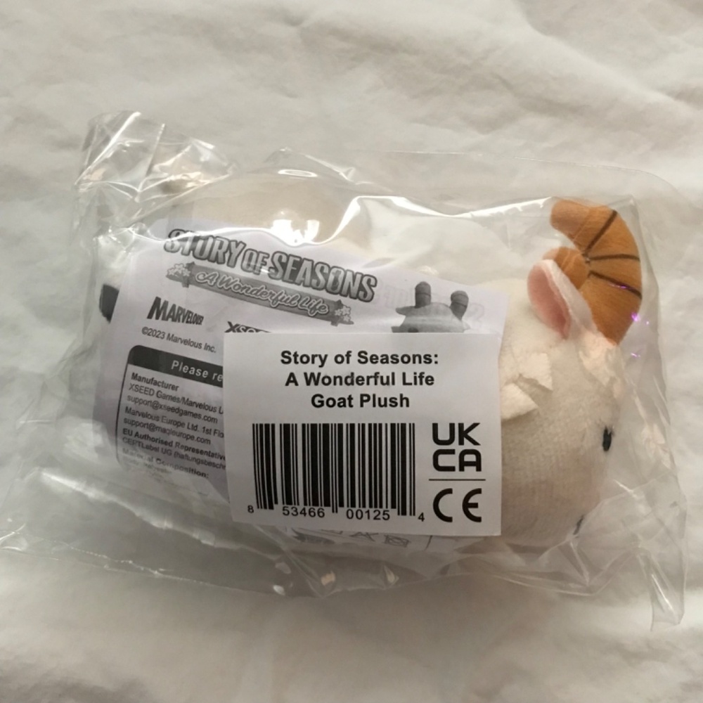 NEW Marvelous Story of Seasons A Wonderful Life Goat Plush